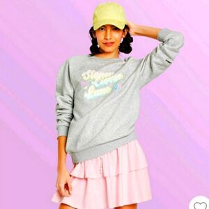 Stoney Clover Lane sweatshirt gray size large athleisure women